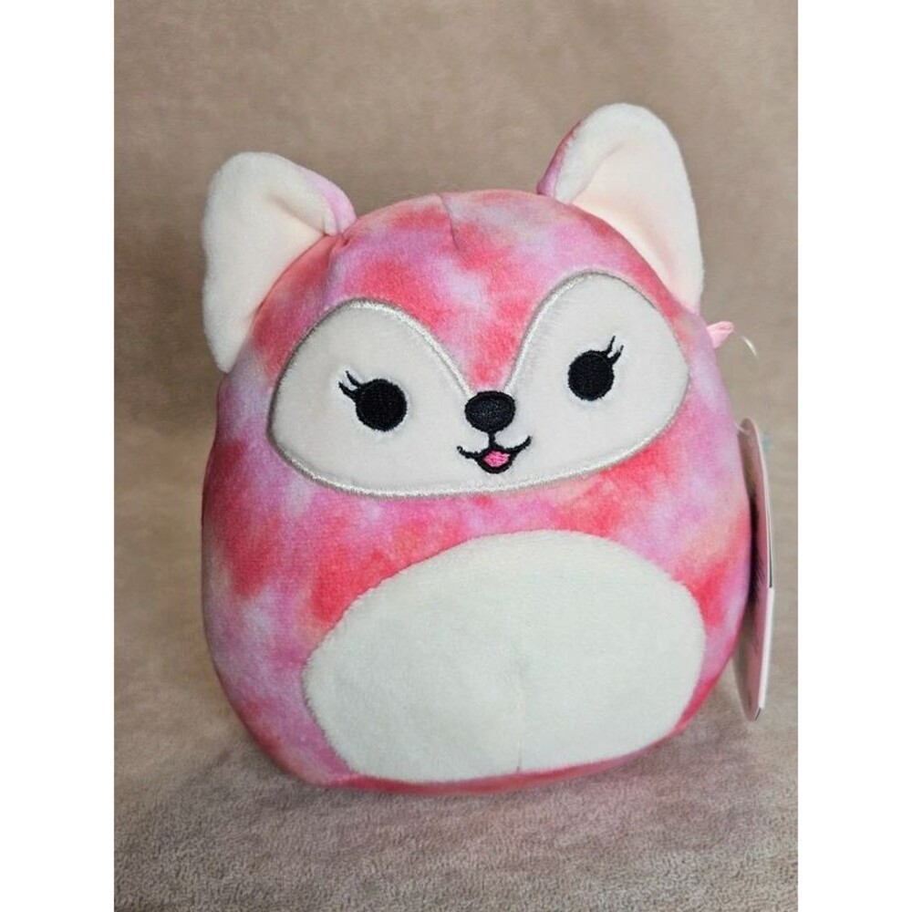 Sabine the Tie Dye Fox Squishmallow plush stuffed toy